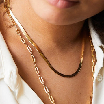 Double Layered Gold Necklace