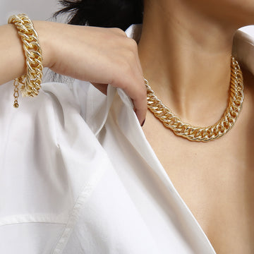 Chunky Necklace & Bracelet Set