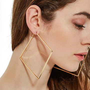 Large Geometric Earrings