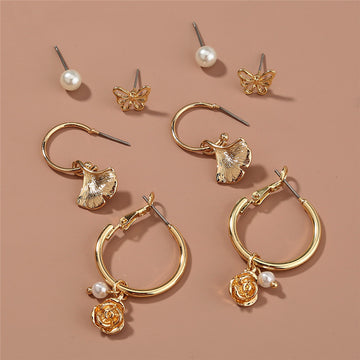Butterfly Earrings Set